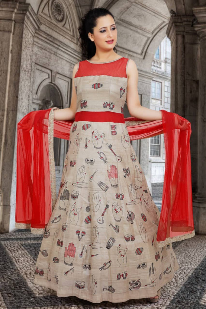 Dazzling Georgette Embroidered Work Gown Dupatta For Wedding Wear,  Georgette Long Frock, Georgette Gown Party Wear, Pure Georgette Gown, Heavy  Georgette Gown, जोर्जेट गाउन - Skyblue Fashion, Surat | ID: 26138753897